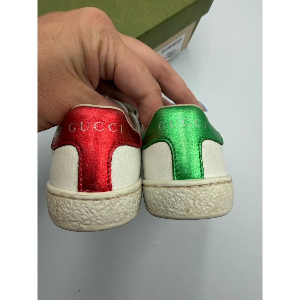 Gucci kids ace leather sneakers size 21 with box - Picture 7 of 7